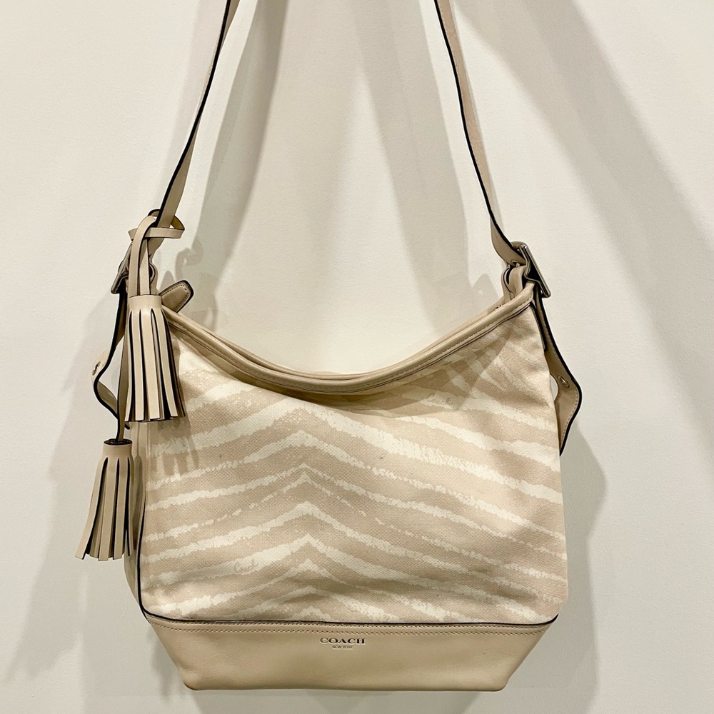 Coach Legacy Zebra Shoulder Bag